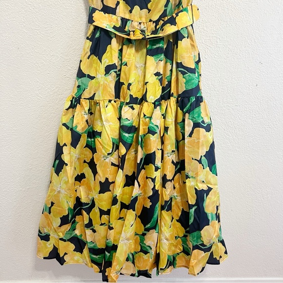 NWT Hutch Alice Belted Floral-Print Midi Dress - Picture 7 of 11